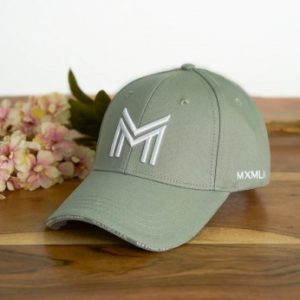 Gorra MAXIMILIAN Sage green/White