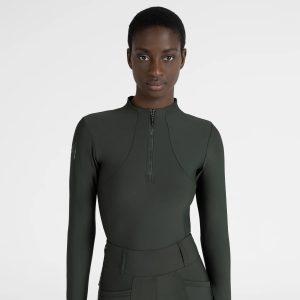 Long Sleeve Base layer MAXIMILIAN EQUESTRIAN Hunter green