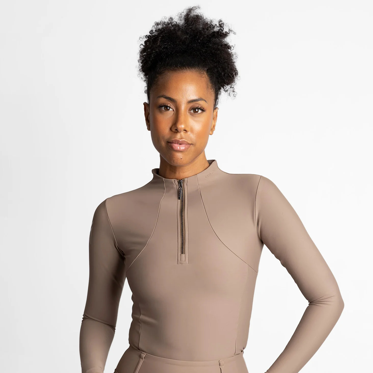 Long Sleeve Base layer MAXIMILIAN EQUESTRIAN Nougat