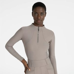 Long Sleeve Base layer MAXIMILIAN EQUESTRIAN Taupe