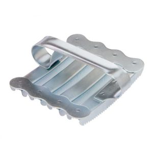 Almohaza HH galvanizada cuadrada asa metálica