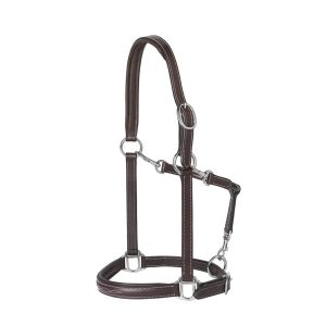 Cabezada  de cuero cuadra PRESTIGE