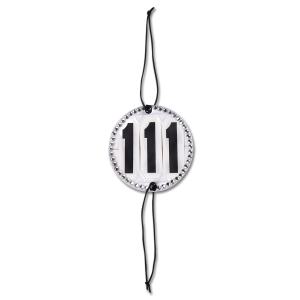 Portanúmero redondo WALDHAUSEN para cabezada con brillo