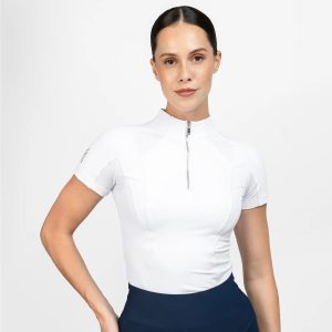 Frame Short Sleeve Base layer MAXIMILIAN EQUESTRIAN White