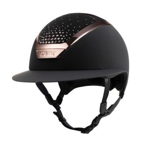 Casco KASK Star Lady Chrome 2.0 Black-Everyrose Crystals Passage Vintage Rose