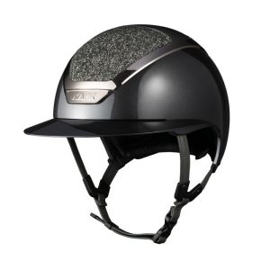 Casco KASK Star Lady Pure Shine 2.0 Anthracite Chrome Silver Crystals Midnight Anthracite