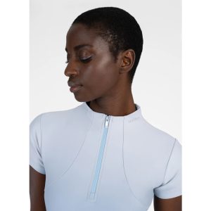 Ombre Short Sleeve Base layer MAXIMILIAN EQUESTRIAN Aqua
