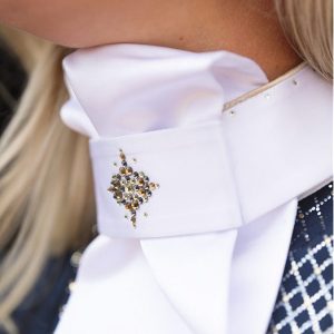 Plastrón ANKY  Prospect C-Wear Blanco/ Dorado ATP25501